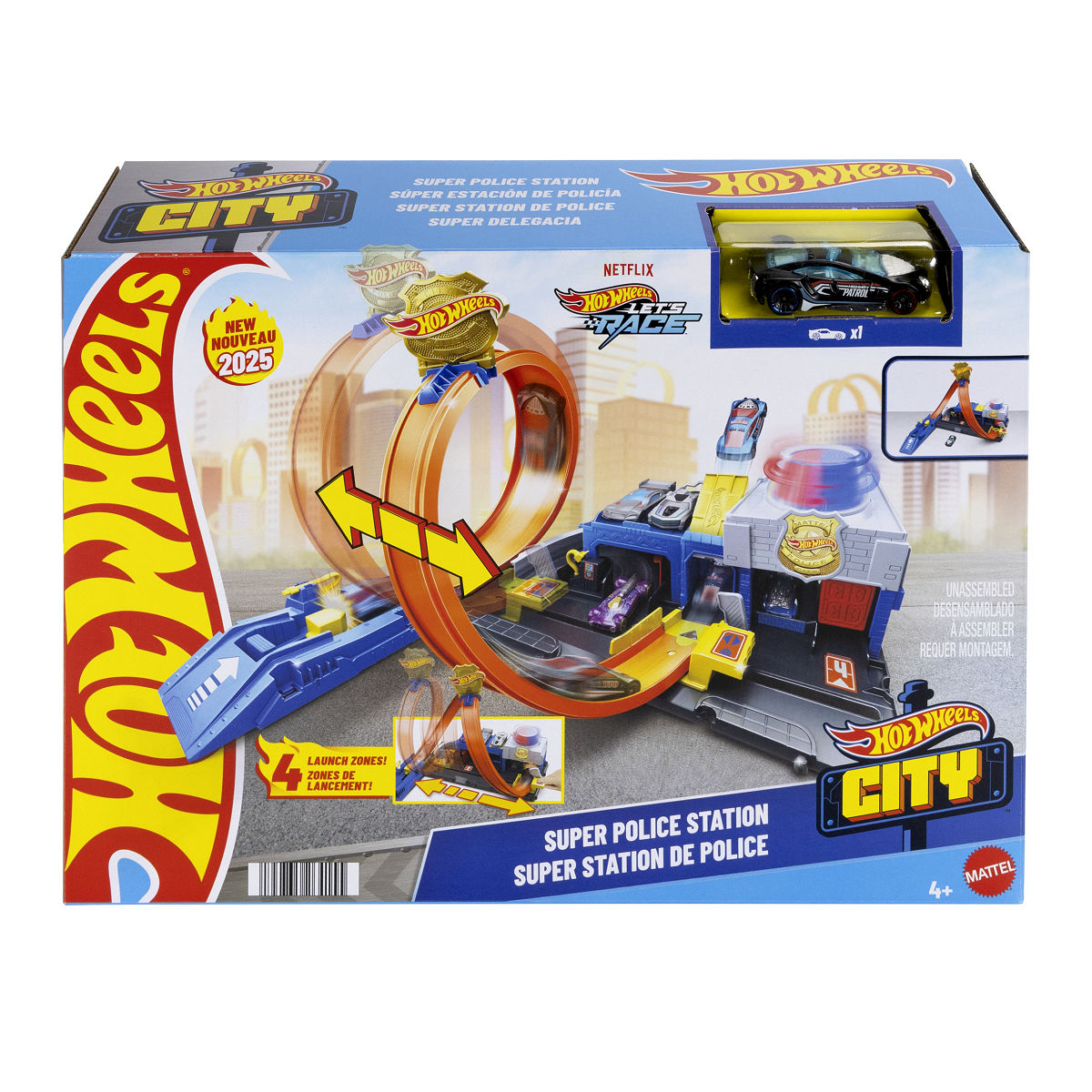 HOT WHEELS CITY SUPER POLITIEBUREAU - 0194735264155 - 0010540083