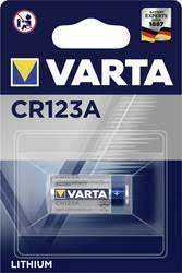 VARTA BATTERIJ LITHIUM 3V CR123A - 1 10 20 30 40 50 60 70 73