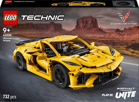 LEGO TECHNIC 42205 CHEVROLET CORVETTE - 10 10 20 30 35 - 0010537710