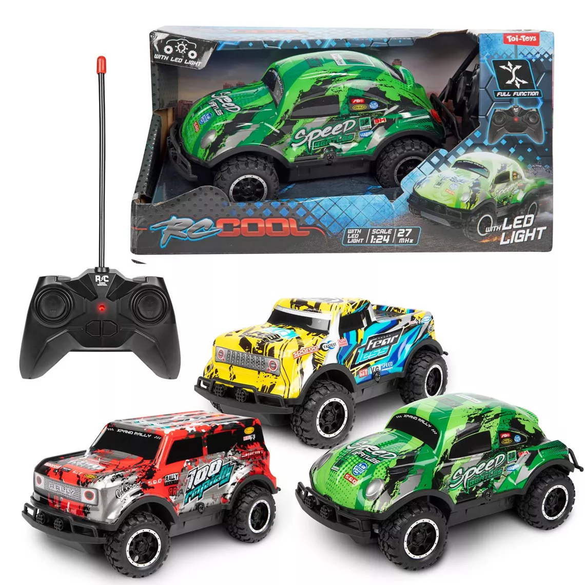 RC COOL AUTO CROSS COUNTRY + LICHT 2 ASS - 10 10 20 30 40 50 60 70 80 90 100 110 111 - 519355