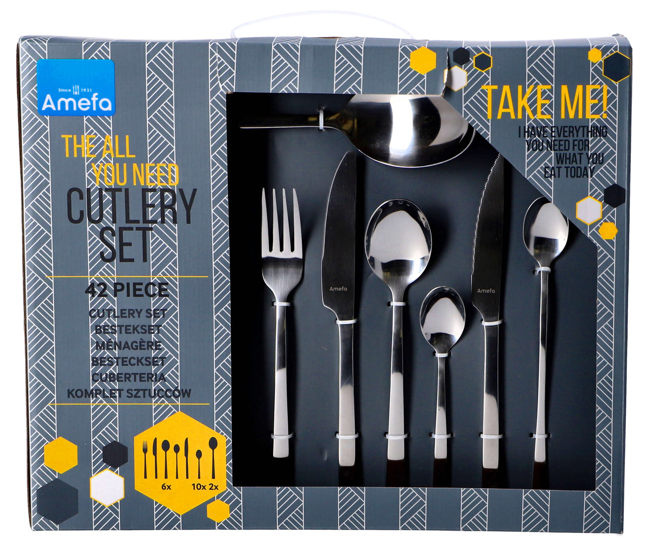 AMEFA BESTEKSET MANILLE 42 DELIG - 102 7303 - 535674