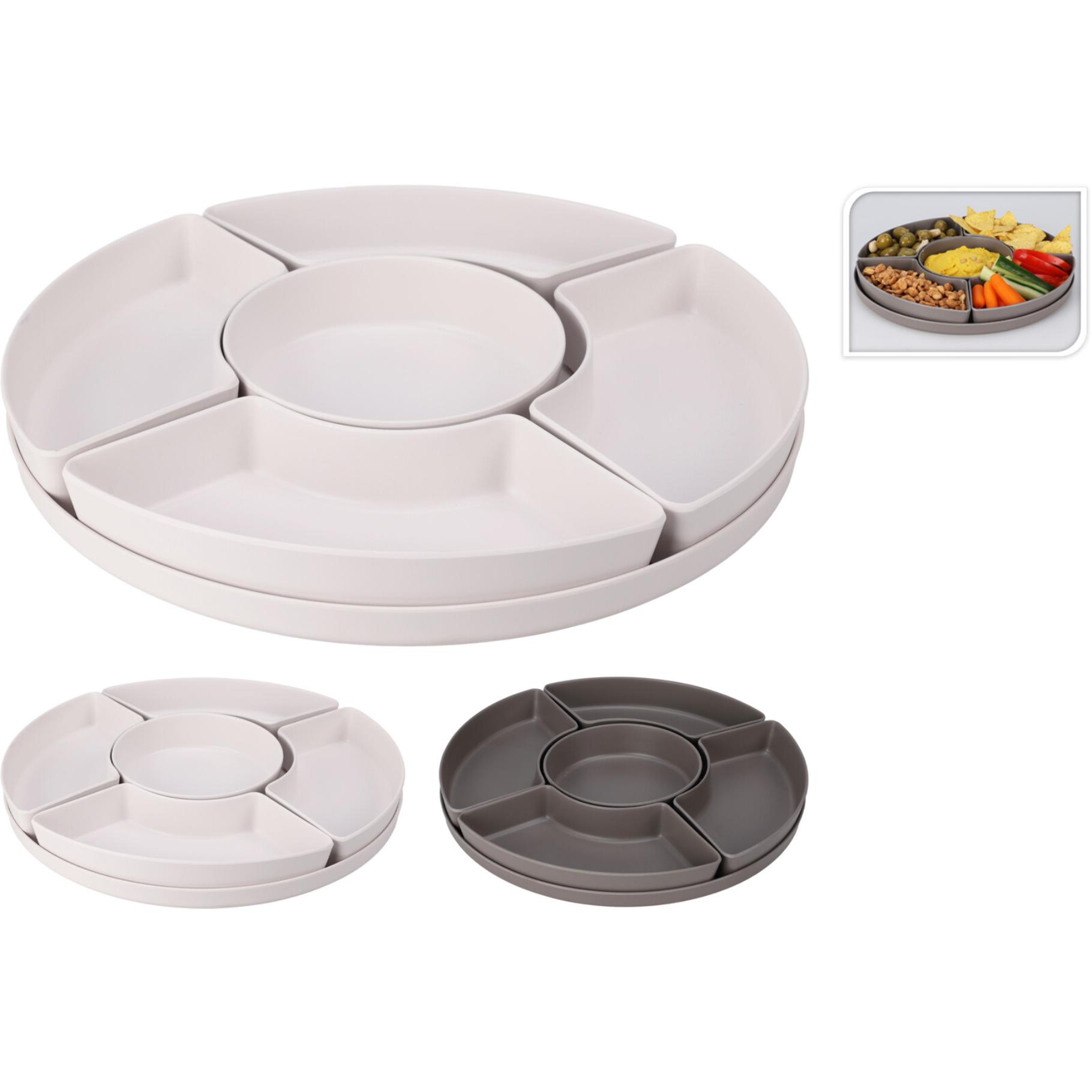 SERVEERSCHAAL MELAMINE 2 ASS KLEUR - 102 7740 - 007252