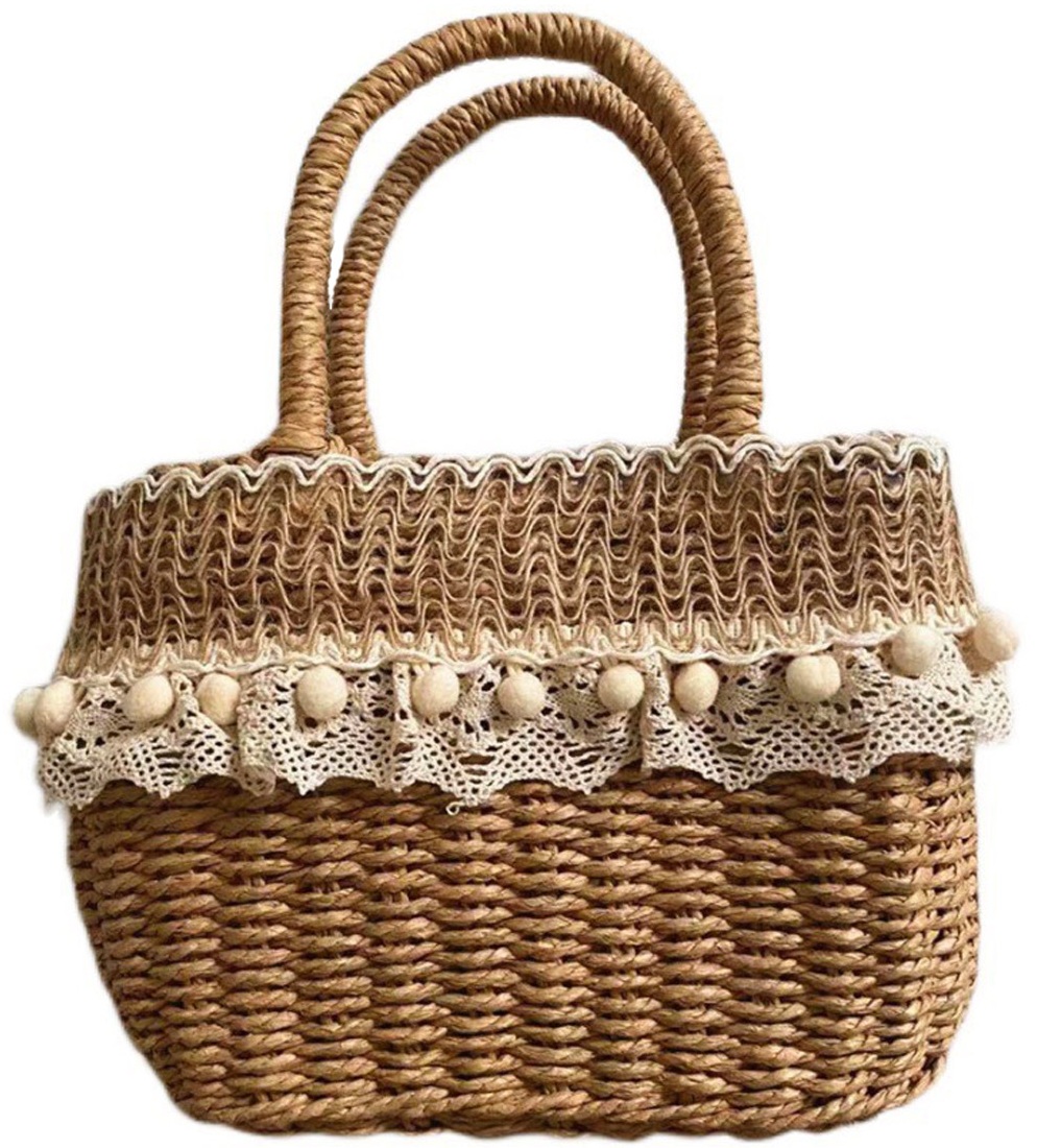 ZOMER TAS RIET BRUIN 28X19X9CM - 13 10 20 30 40 45 - 0010539640