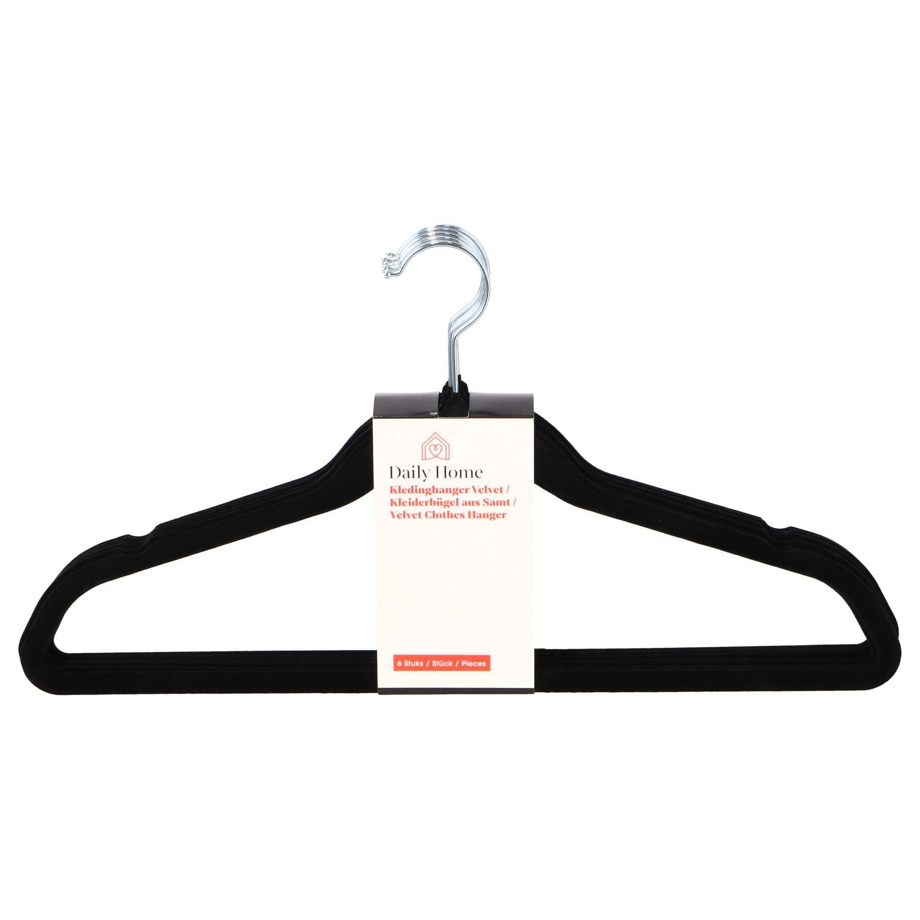 DAILY HOME KLEDINGHANGER VELVET SET 6 ST - 130 5846 - 512005