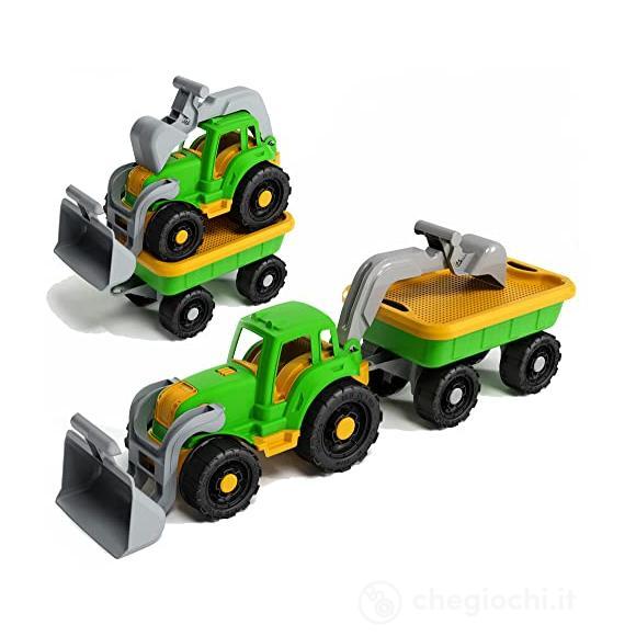 ZAND TRACTOR & KRAAN + KAR 57 CM - 14 10 20 30 40 49 - 521336