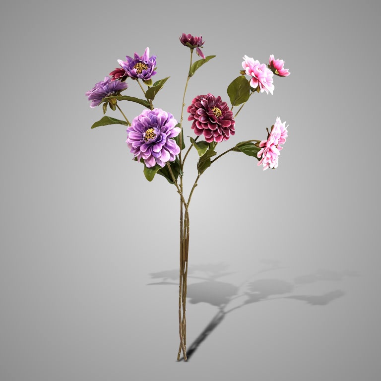 KUNSTBLOEM SORTMENT OF ZINIA - 14 4 - 0010539190