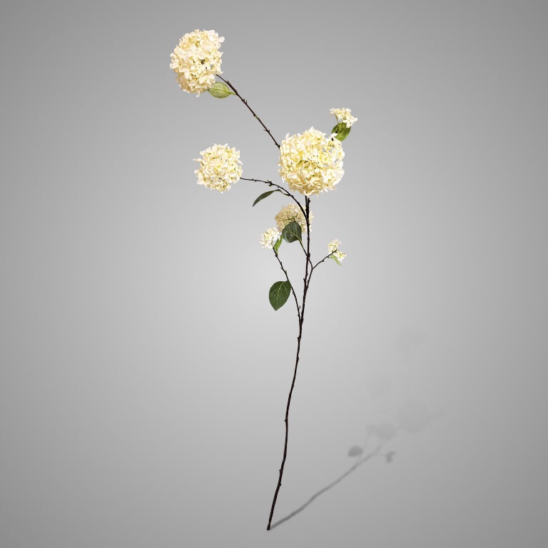 KUNSTBLOEM VIBURNUM OPULUS WHITE 120CM - 14 8 - 0010539197