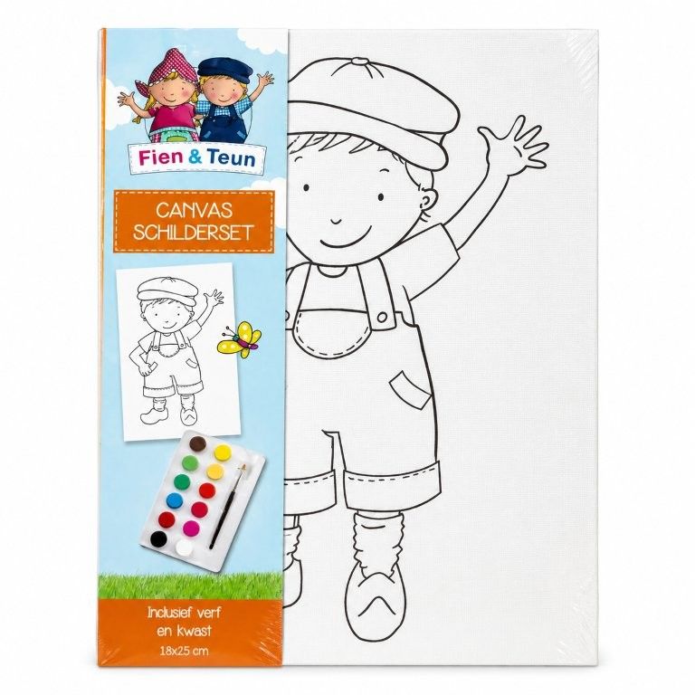 FIEN EN TEUN CANVAS SCHILDERSET - 15 10 20 30 40 41 - 0010555429