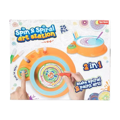 SPIROGRAPH SPIN & SPIRAL STATION 2 IN 1 - 15 10 20 30 - 524850
