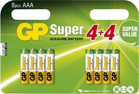GP SUPER ALKALINE AAA MULTIPACK - 2 10 20 30 40 50 60 70 75
