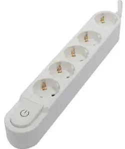 STEKKERDOOS WIT 5 DELIG 3 METER SNOER - 2 10 20 30 40 50 60 70 80 90 100 110 120 130 140 150 160 170 180 190 200 210 220 230 240 250 260 270 280 290 300 310 320 330 340 350 360 370 380 390 400 410 417 - 318869