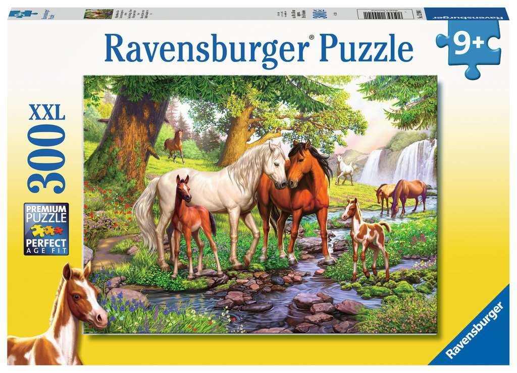 PUZZEL PAARDEN BIJ RIVIER 300 STUKJES - 212 - 517713