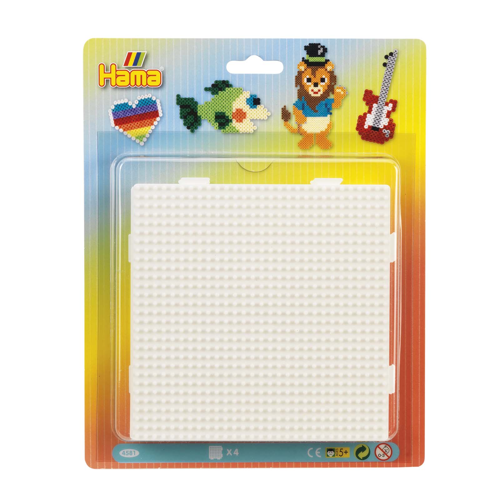 HAMA GRONDPLAAT STRIJKKRALEN 4 ST KOPPEL - 267 4581 - 528366