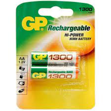 GP OPLAADBAAR AA LR06 1300MAH 2 STUKS - 3 7 - 204953