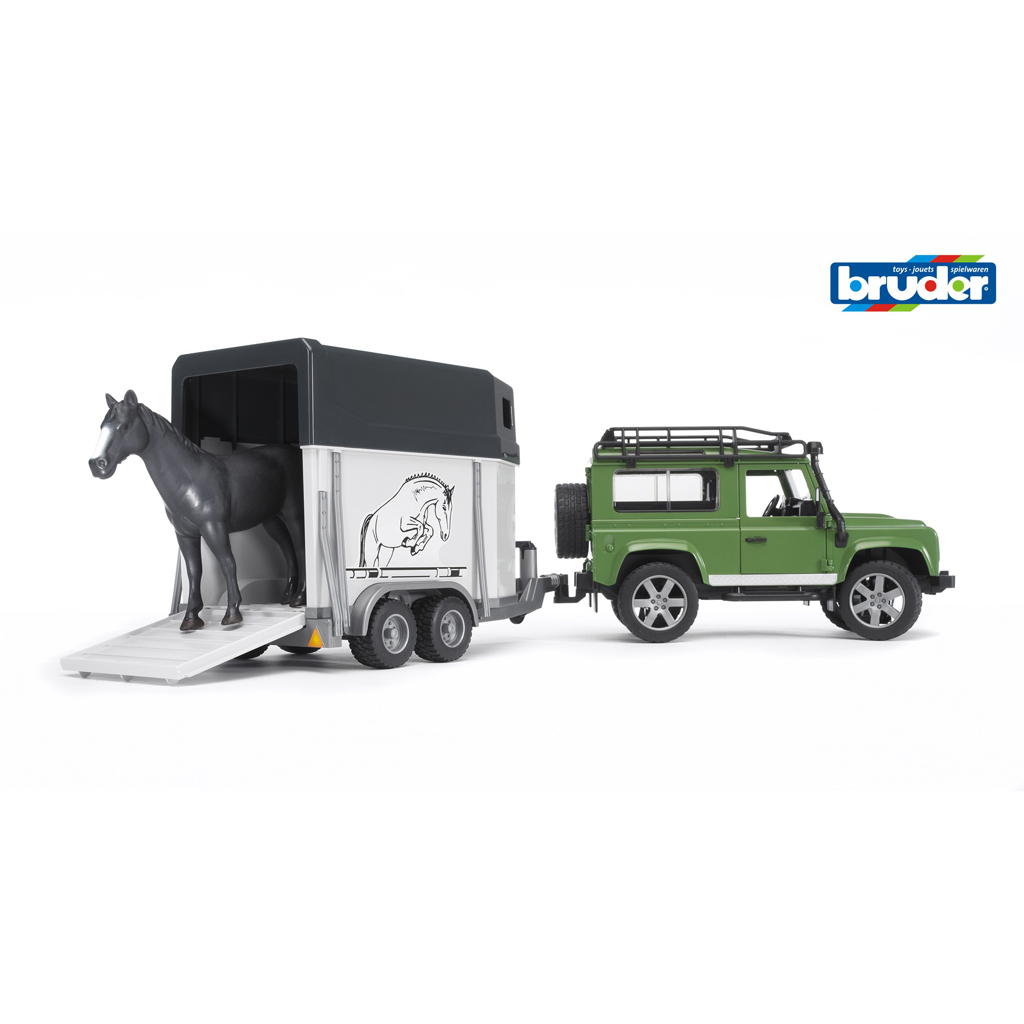 BRUDER LANDROVER +GRAAFMACHINE 02593 - 331 2592 - 300167