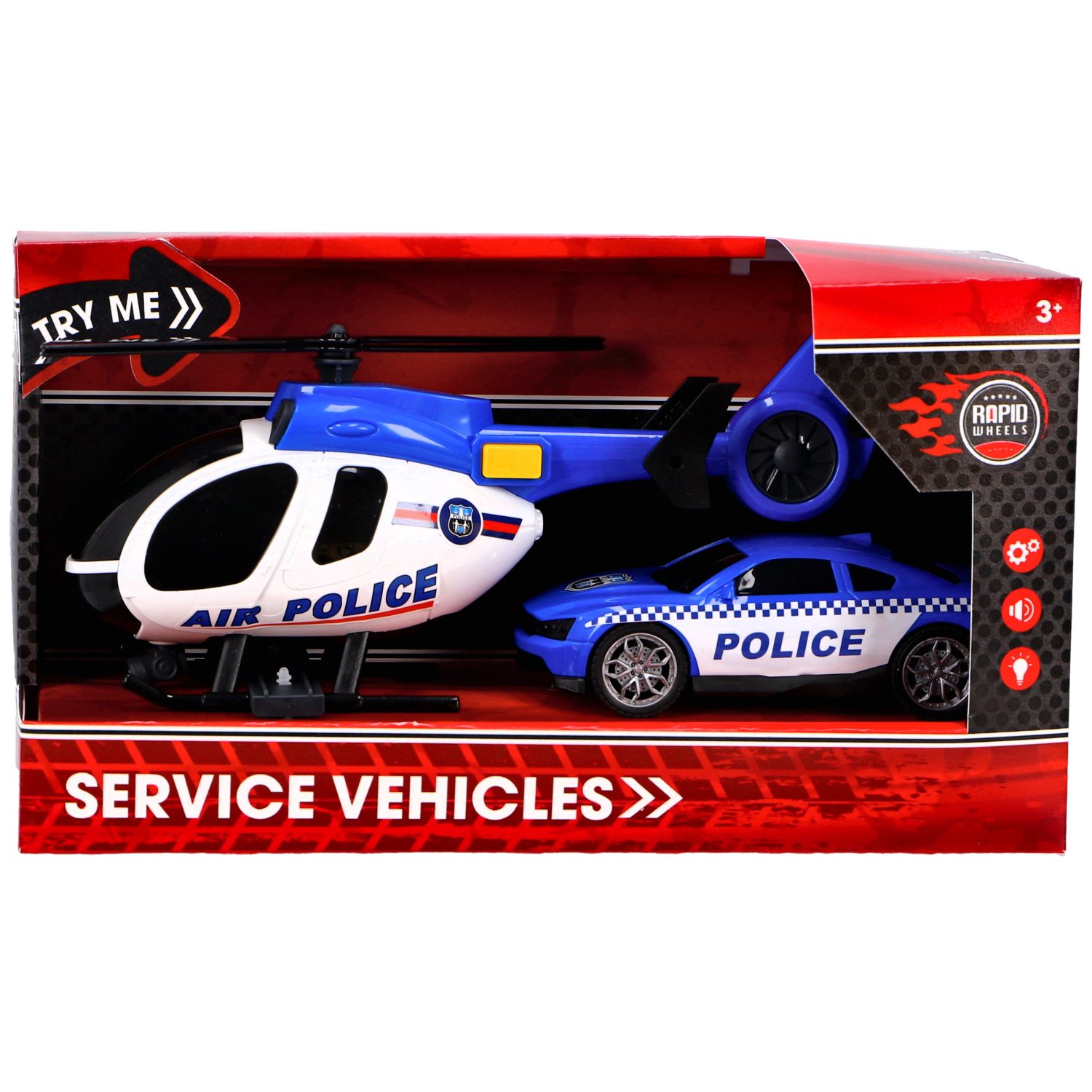 POLITIE VOERTUIGENSET HELI & AUTO L&G - 341 0292 - 533192