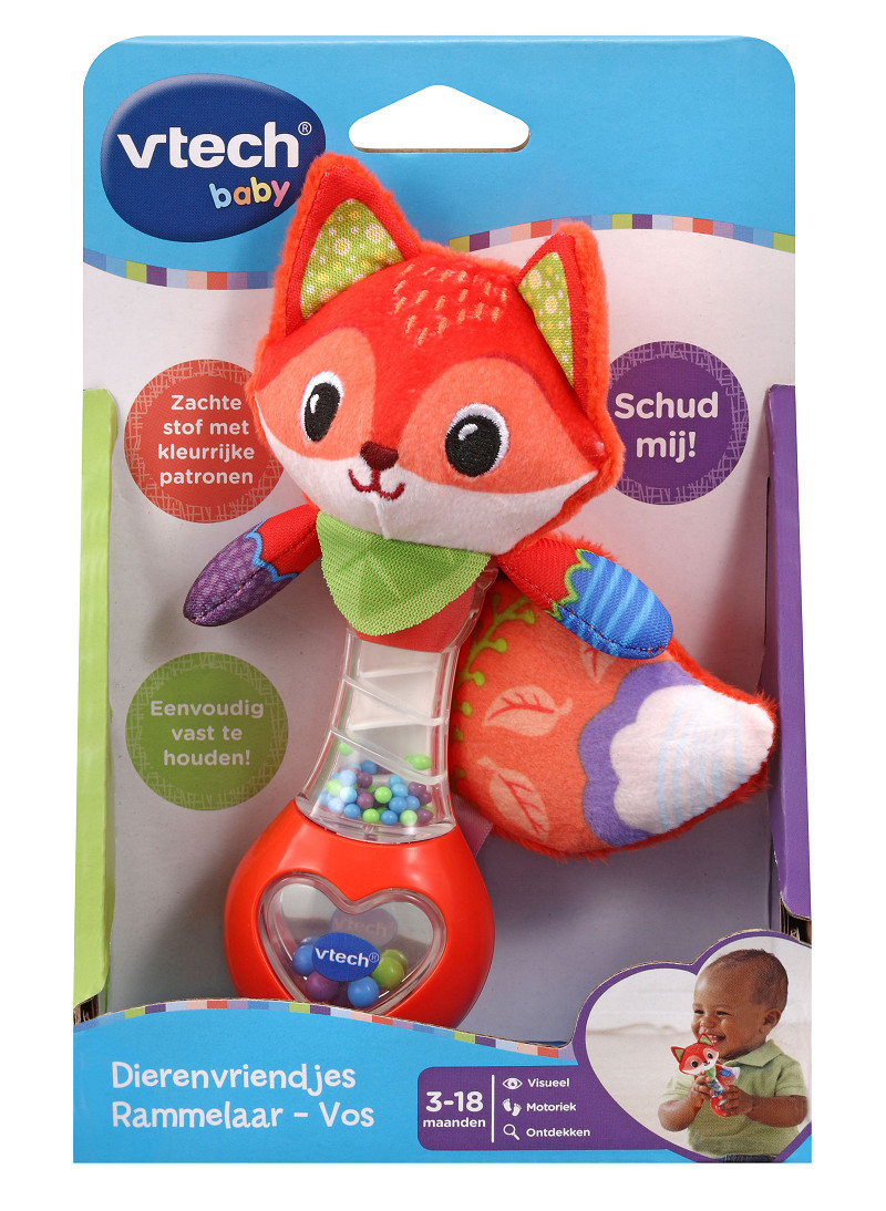 VTECH DIERENVRIENDJES RAMMELAAR VOS - 3417765361234 - 526822