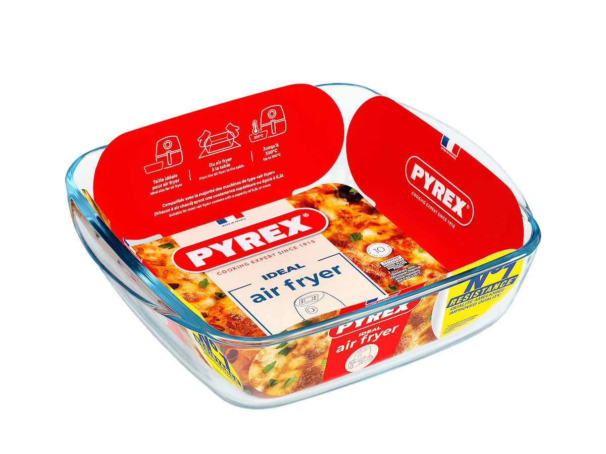PYREX AIRFRYER OVENSCHAAL 2.2L 25X22X7CM - 3426470301275 - 0010539743