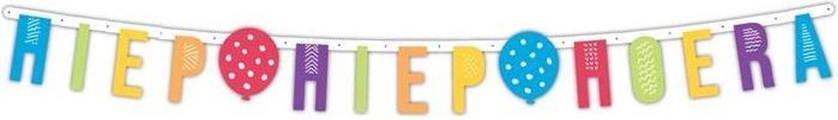LETTERSLINGER HIEP HIEP HOERA - 4 10 20 30 40 50 60 70 80 90 100 110 120 130 140 150 160 170 180 190 200 210 220 230 240 - 523166