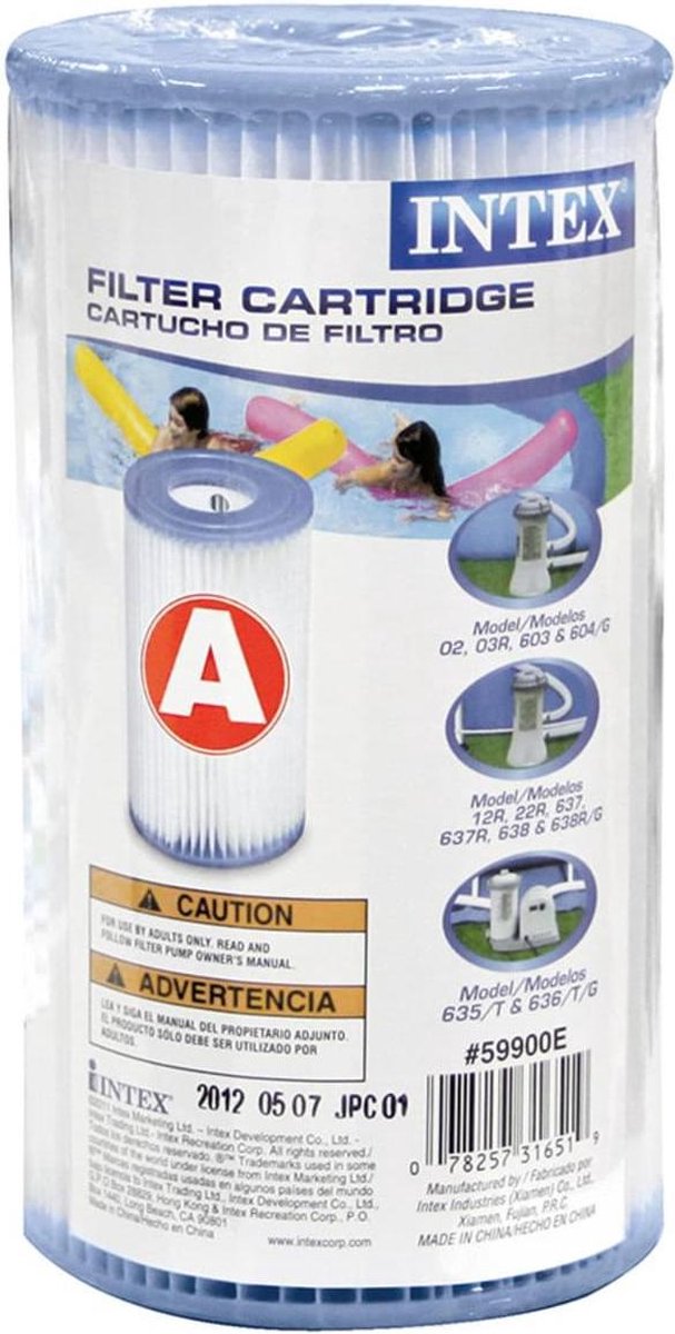 INTEX FILTER A (=III) VOOR FILTERPOMP - 4 4 - 008828