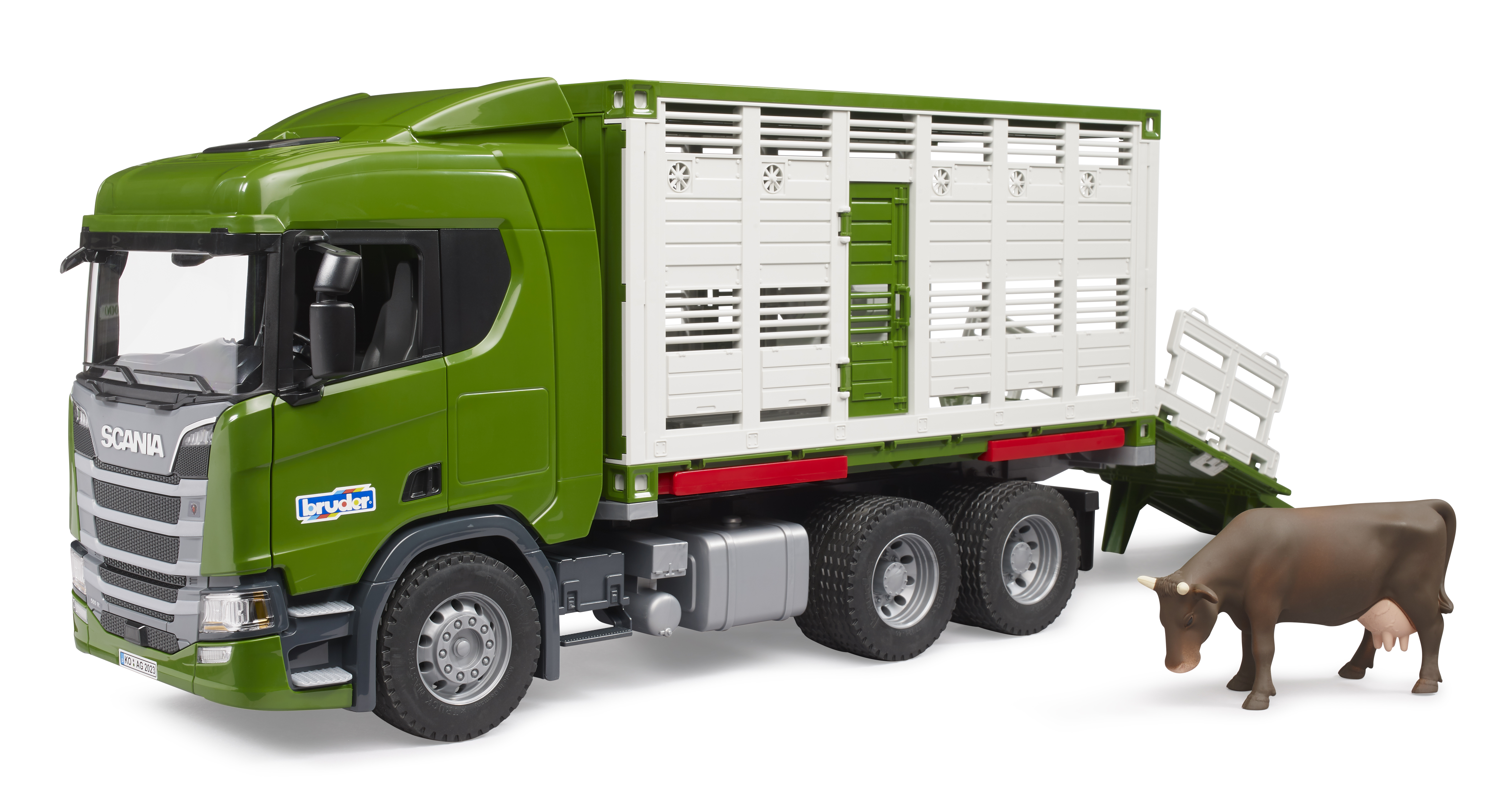 BRUDER SCANIA SUPER 560R VEETRANSPORT IN - 4001702035488 - 0010555727