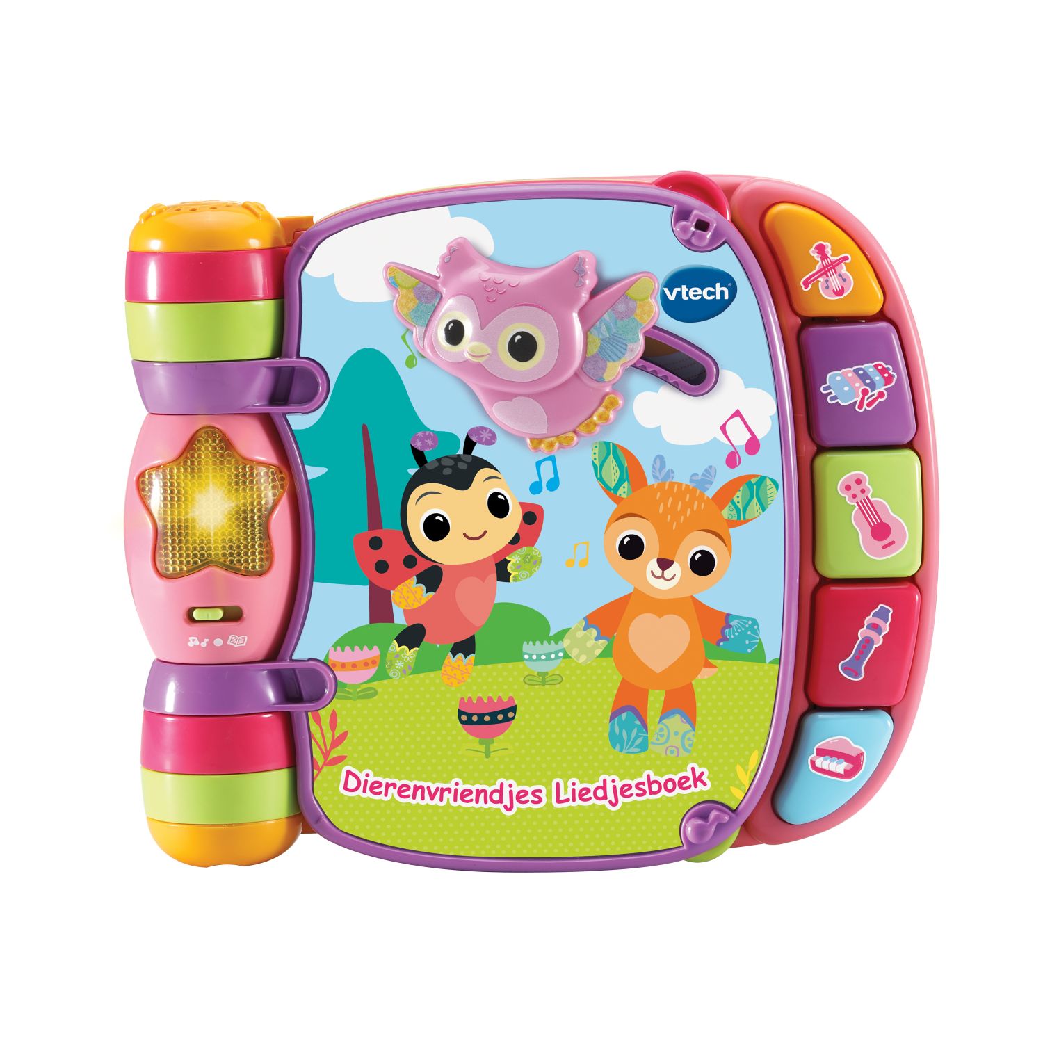 VTECH LIEDJESBOEK DIERENVRIENDJES ROZE - 405 7828 - 535633