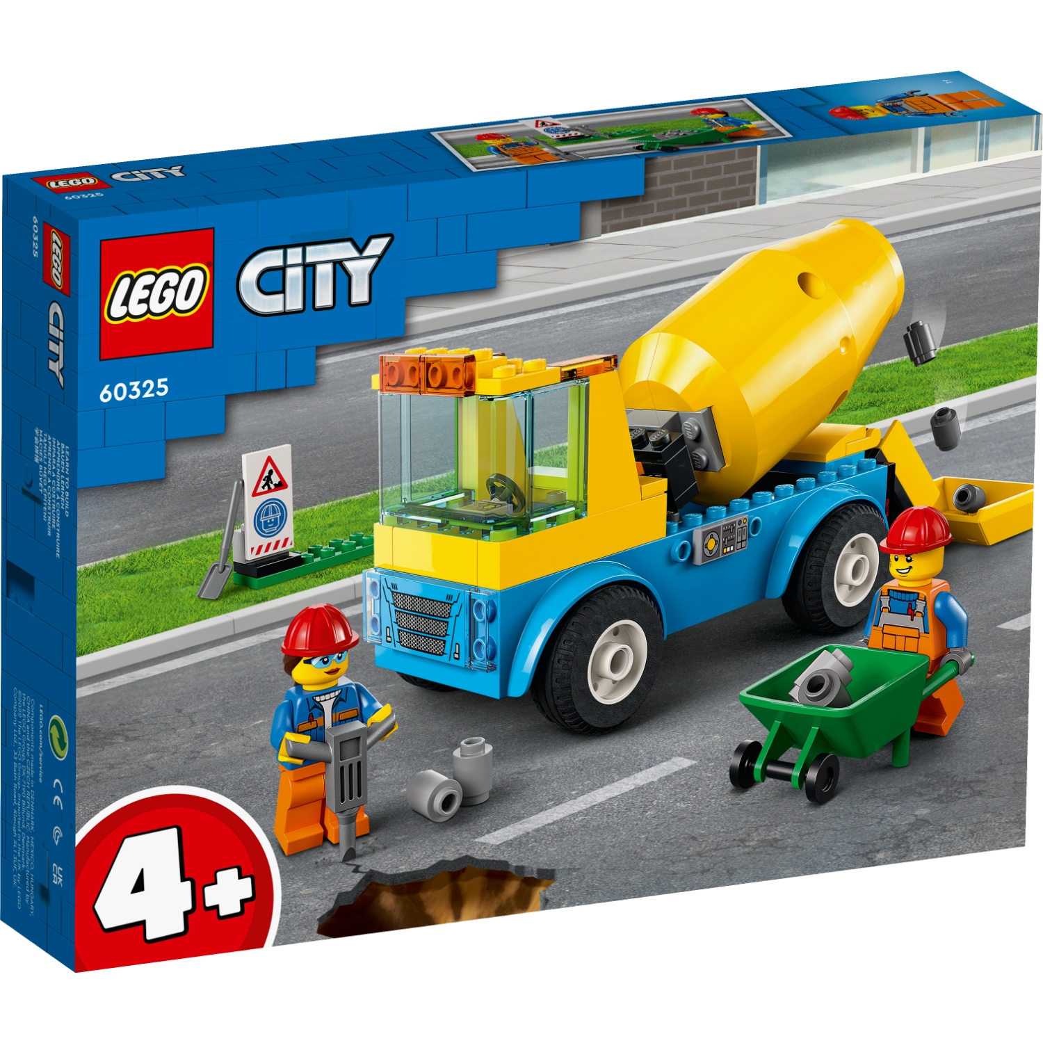 LEGO CITY 60325 CEMENTWAGEN - 411 1556 - 527096