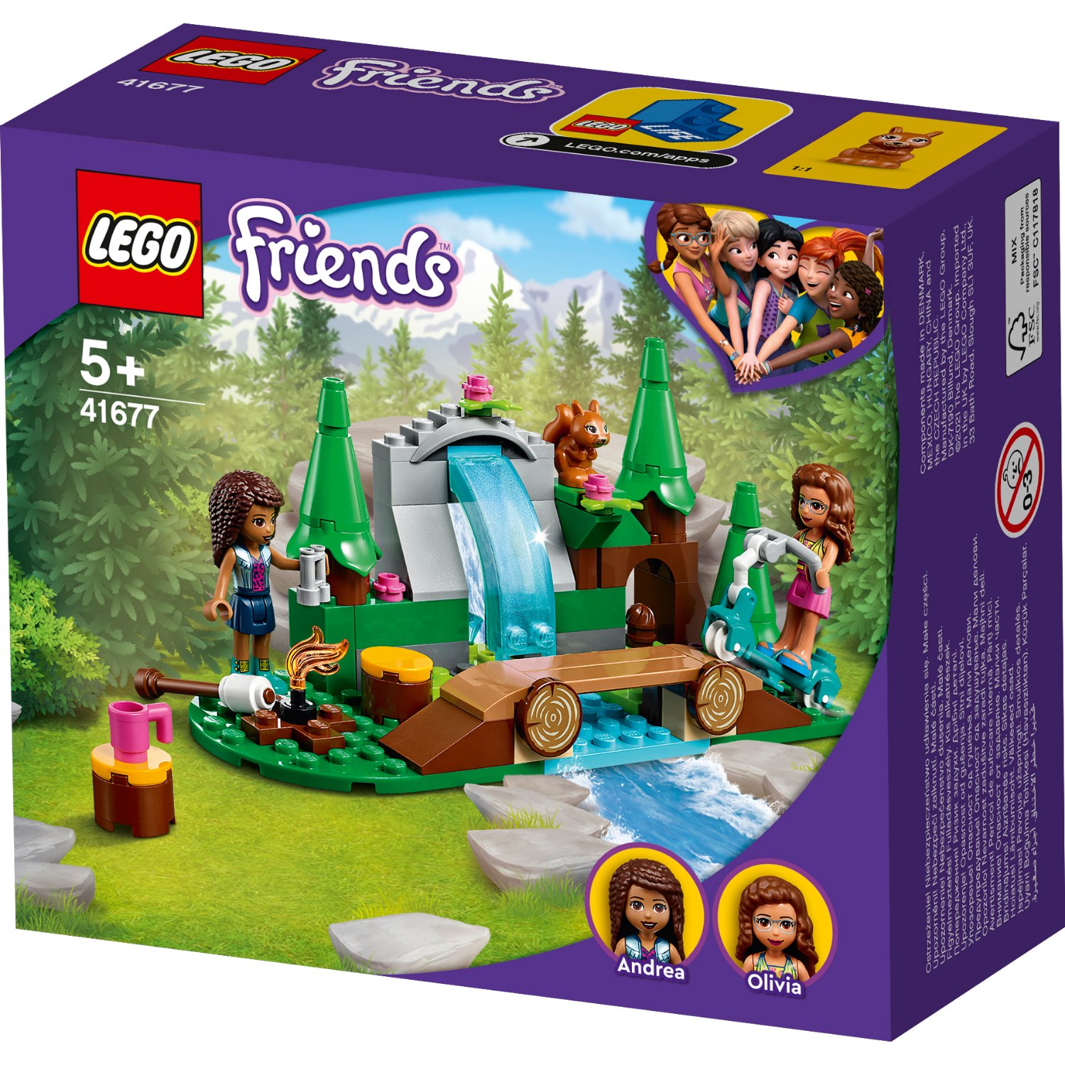 LEGO FRIENDS 41677 WATERVAL IN BOS - 411 1677 - 525642