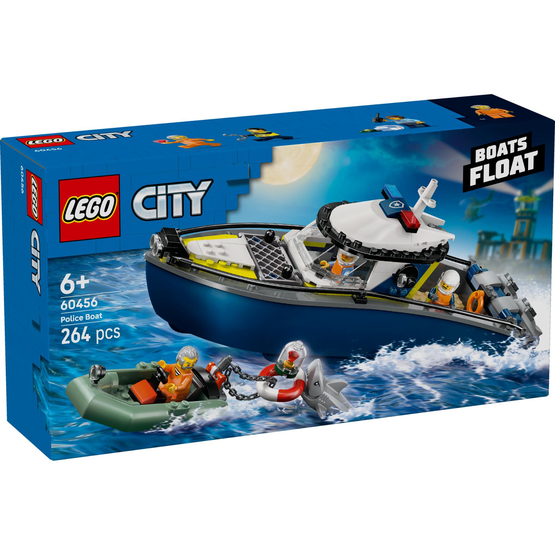 LEGO CITY 60456 ACHTERVOLGING BOOT - 411 2465 - 0010538098