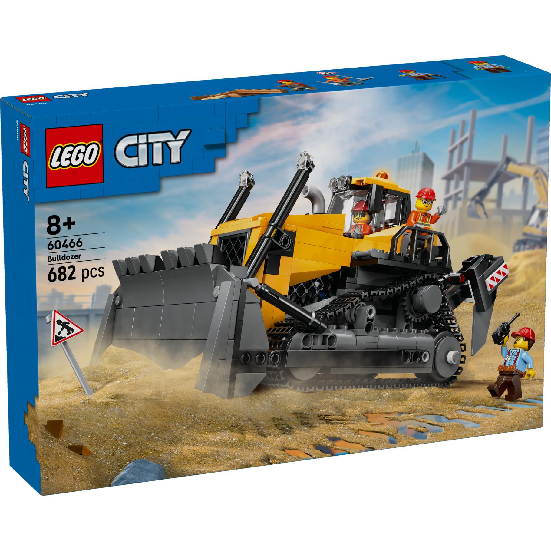 LEGO CITY 60466 GELE BULLDOZER - 411 2656 - 0010538099