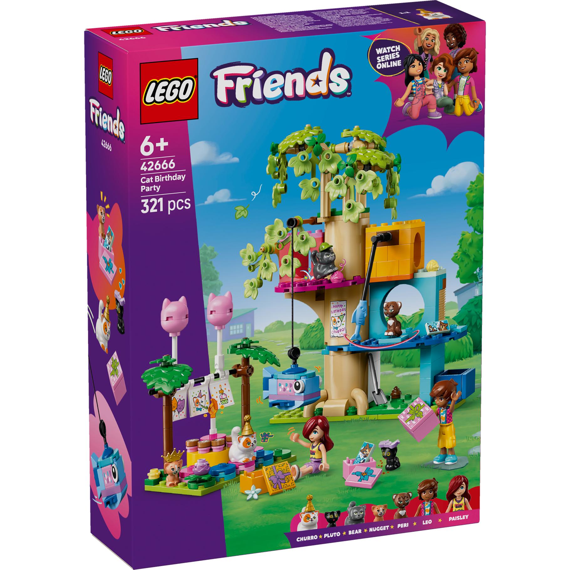 LEGO FRIENDS 42666 KATTENVERJAARDAGSFEES - 411 3758 - 0010538107