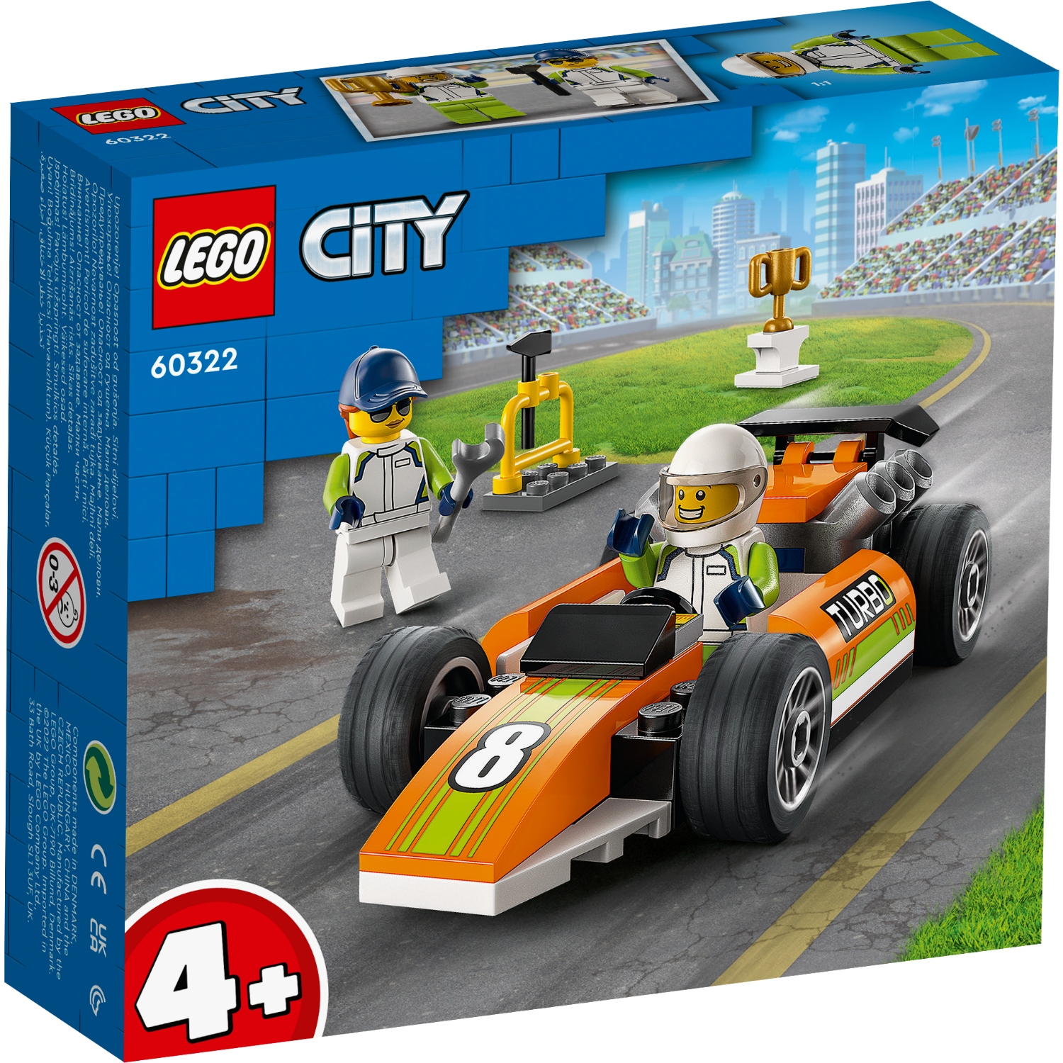 LEGO CITY 60322 RACEWAGEN - 411 7117 - 527093