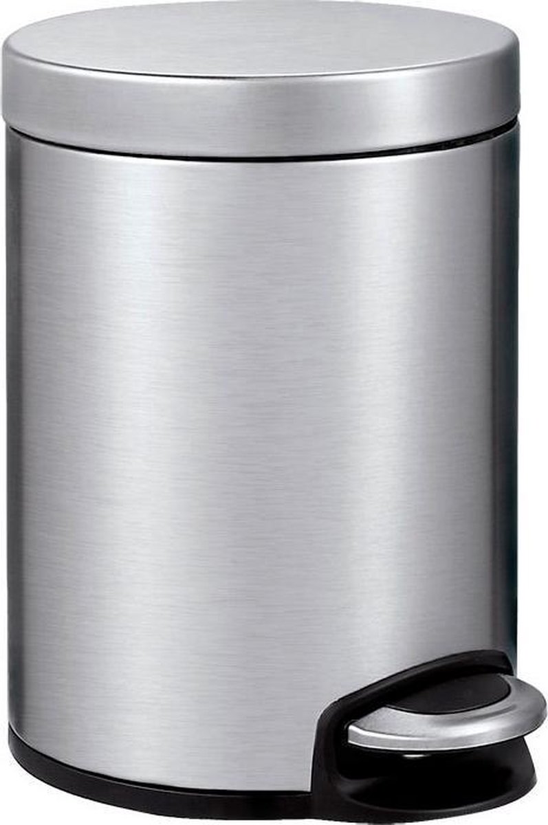 EKO PEDAALEMMER 5LTR MAT RVS - 419786 afvalbak 2 - 489716