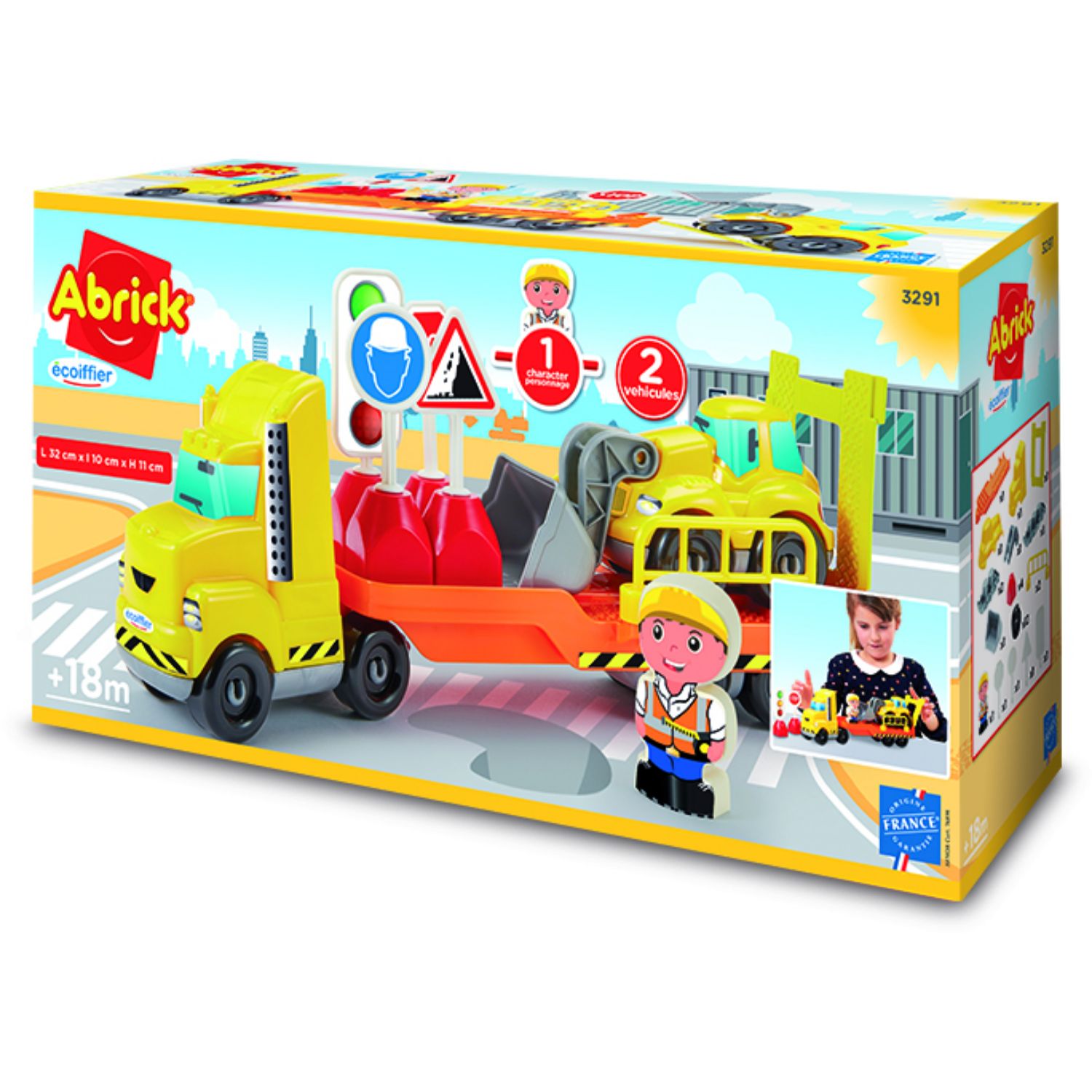 ABRICK VRACHTWAGEN + OPLEGGER - 422 3291 - 533226