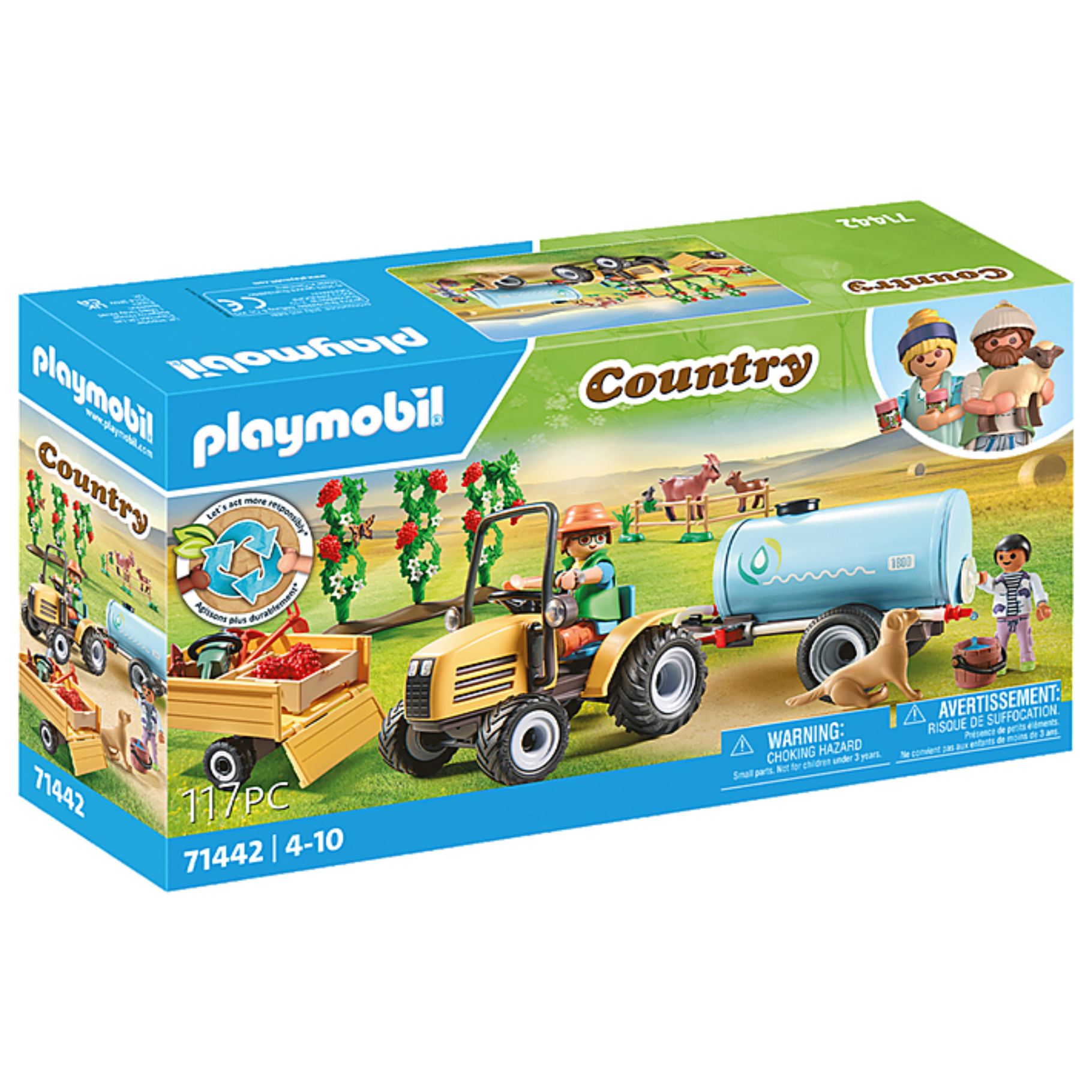 PLM 714442 TRACTOR + AHW + WATERTANK - 437 1442 - 534705