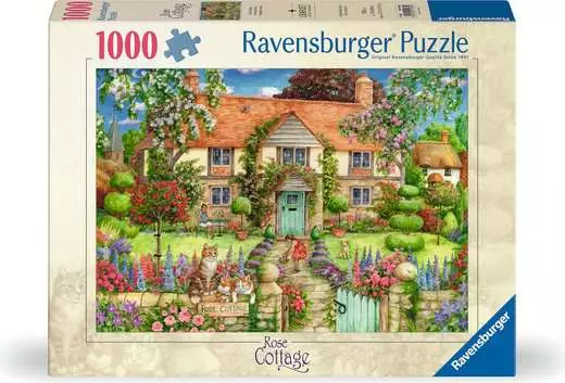 PUZZEL  ROSE COTTAGE 1000 STUKJES - 5 10 20 30 40 50 60 70 80 90 100 110 120 130 133 - 517020