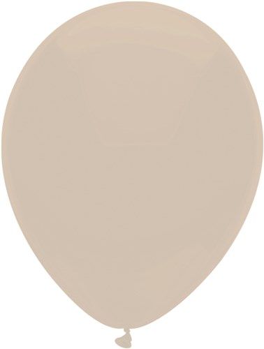 BALLONNEN UNI BEIGE 10 STUKS - 5 10 20 30 40 50 60 70 80 90 100 110 120 130 140 144 - 207950