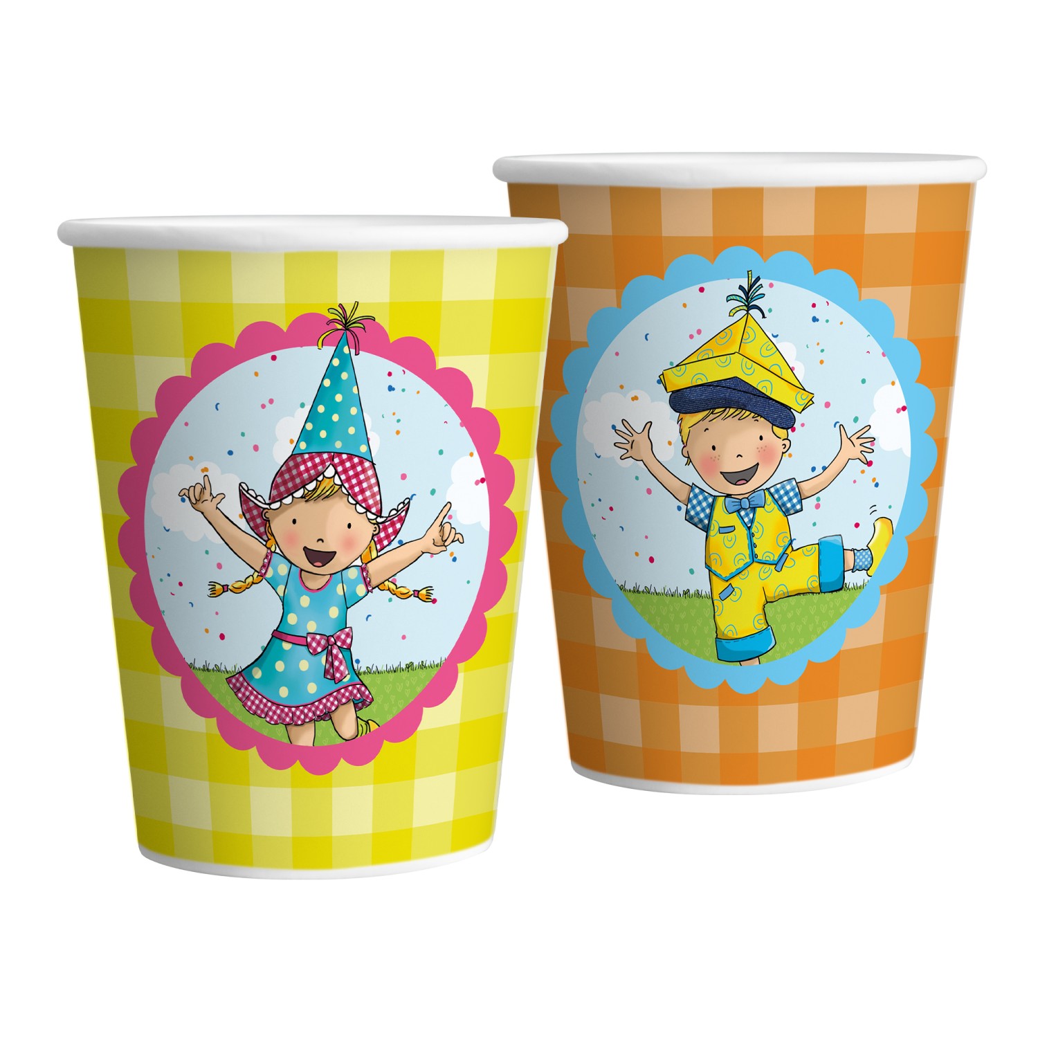 BEKERS FIEN EN TEUN 8 STUKS 250ML - 5 10 20 30 40 50 60 70 80 90 100 110 120 130 140 150 - 0010539625