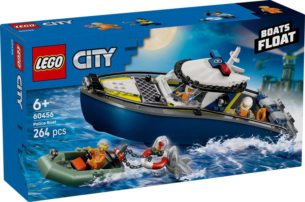 LEGO CITY 60456 ACHTERVOLGING BOOT - 5702017812465 - 0010538098