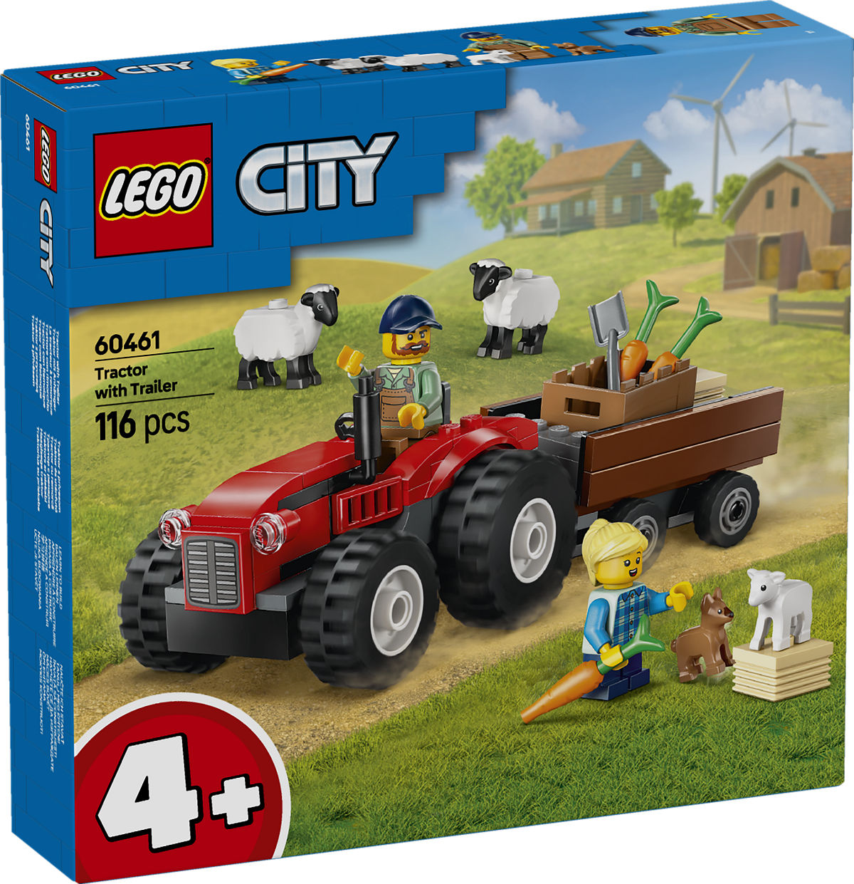 LEGO City Rode tractor (60461) - 5702017812618 - 537099
