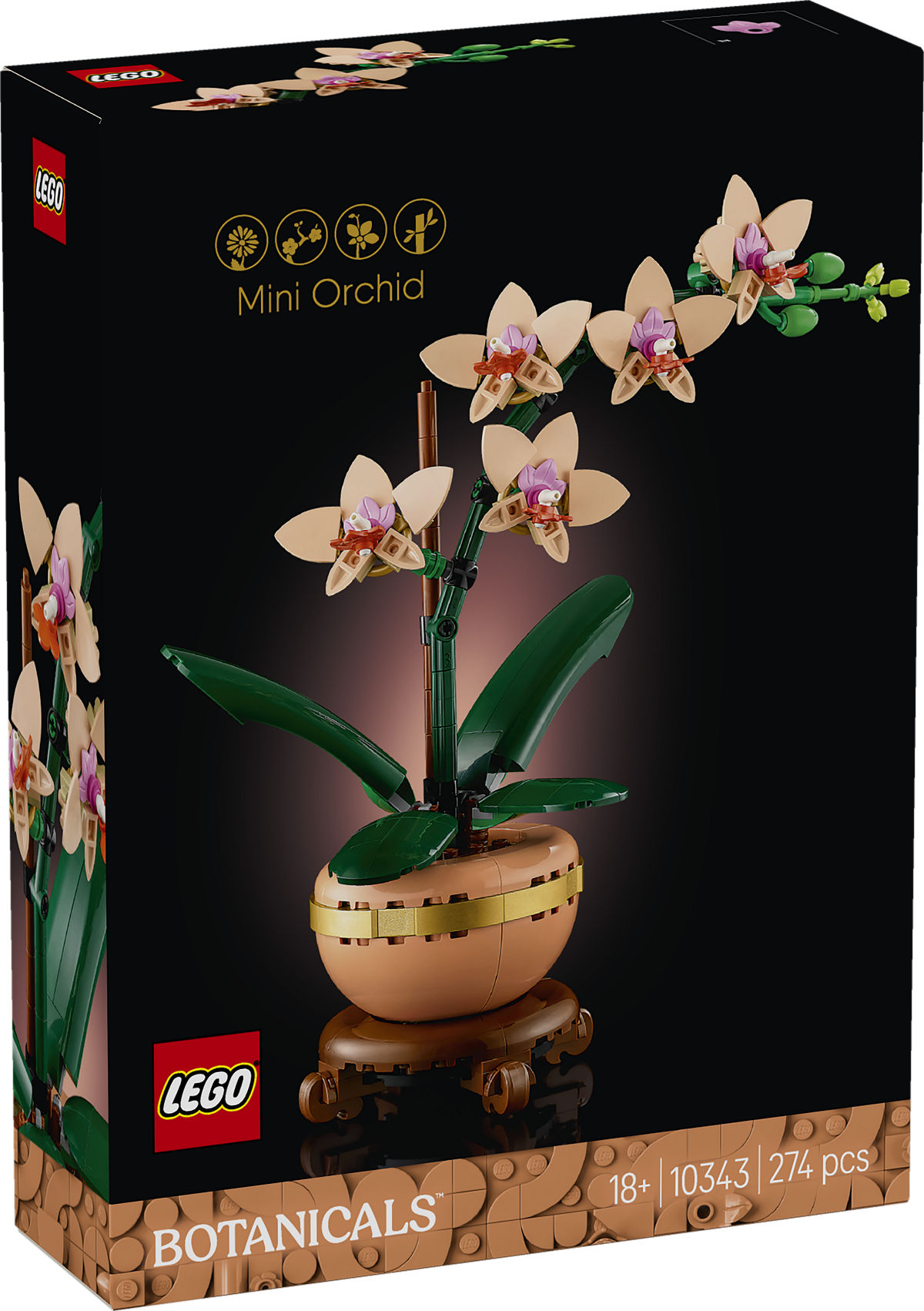 10343 LEGO MINI ORCHIDEE BOTANICAL - 5702017814643 - 537126