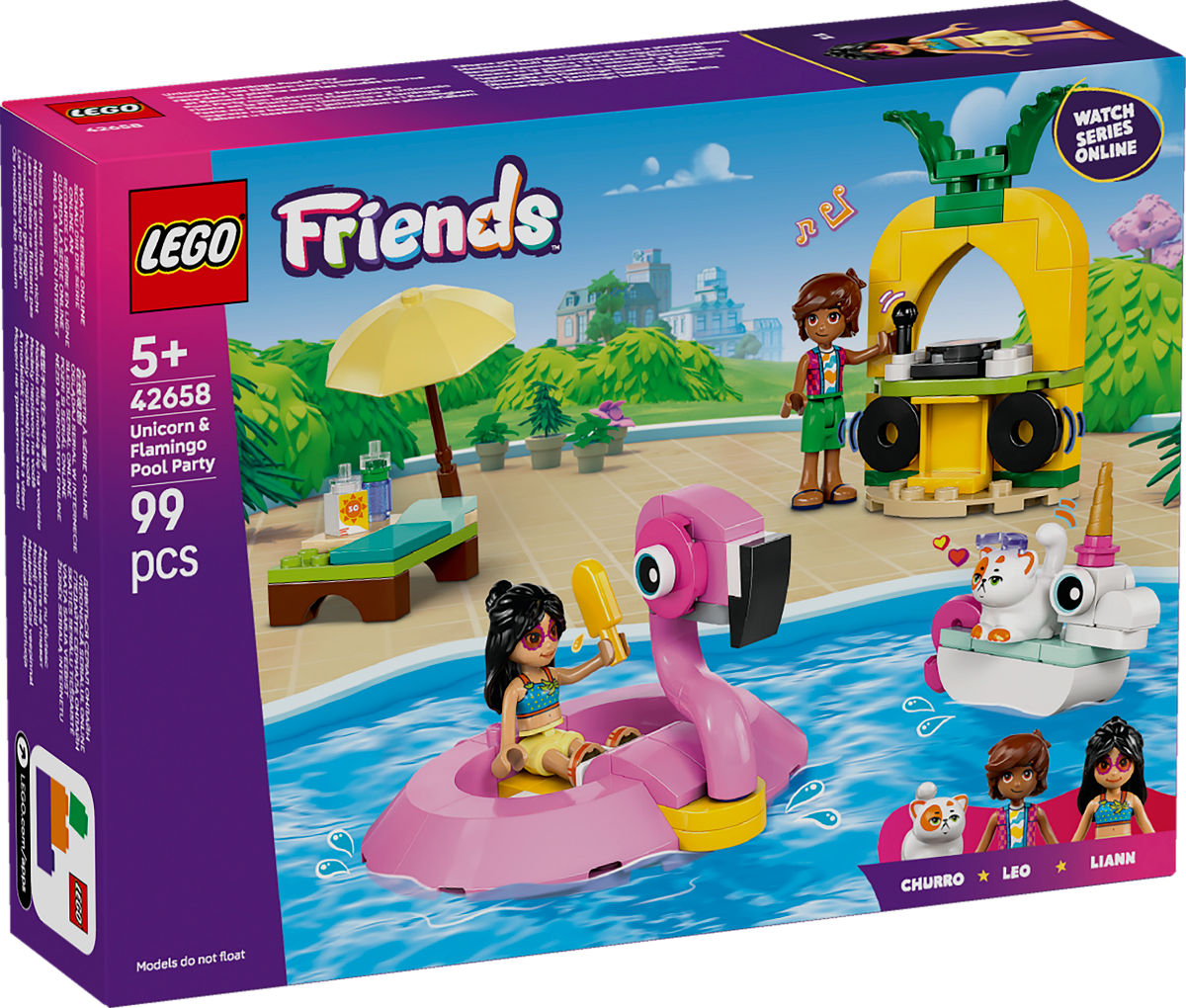 LEGO FRIENDS 42658 ZWEMBADFEESTJE - 5702017815251 - 0010538103