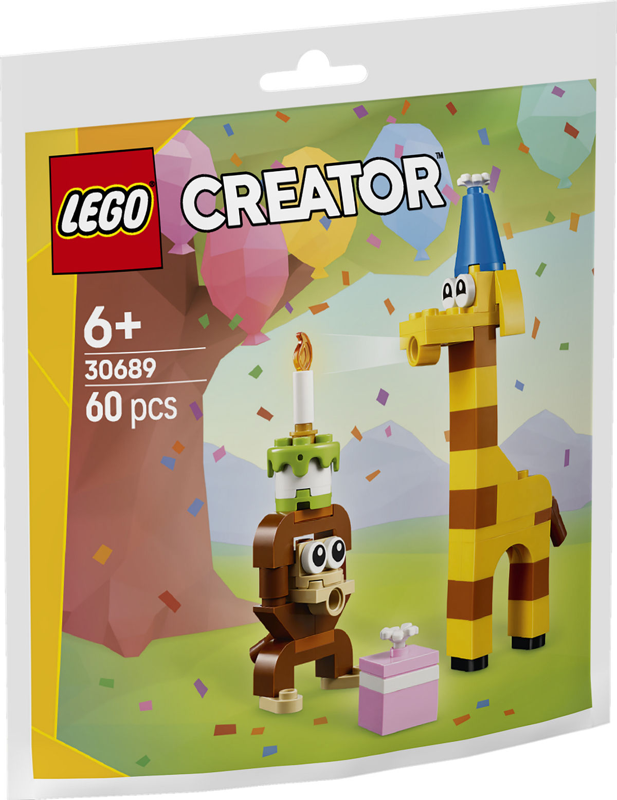 30689 LEGO BAGS VERJAARDAGS FEESTDIEREN - 5702017819099 - 537138