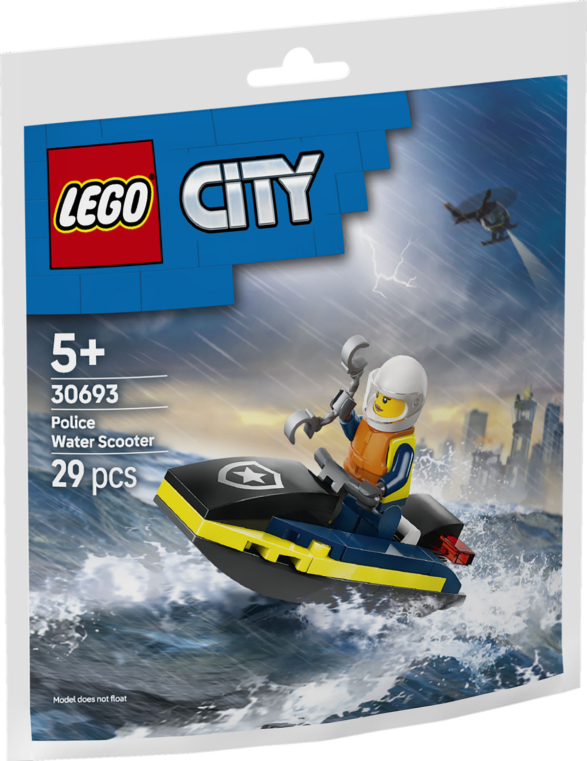 30693 LEGO BAGS POLITIE WATERSCOOTER - 5702017819358 - 537135