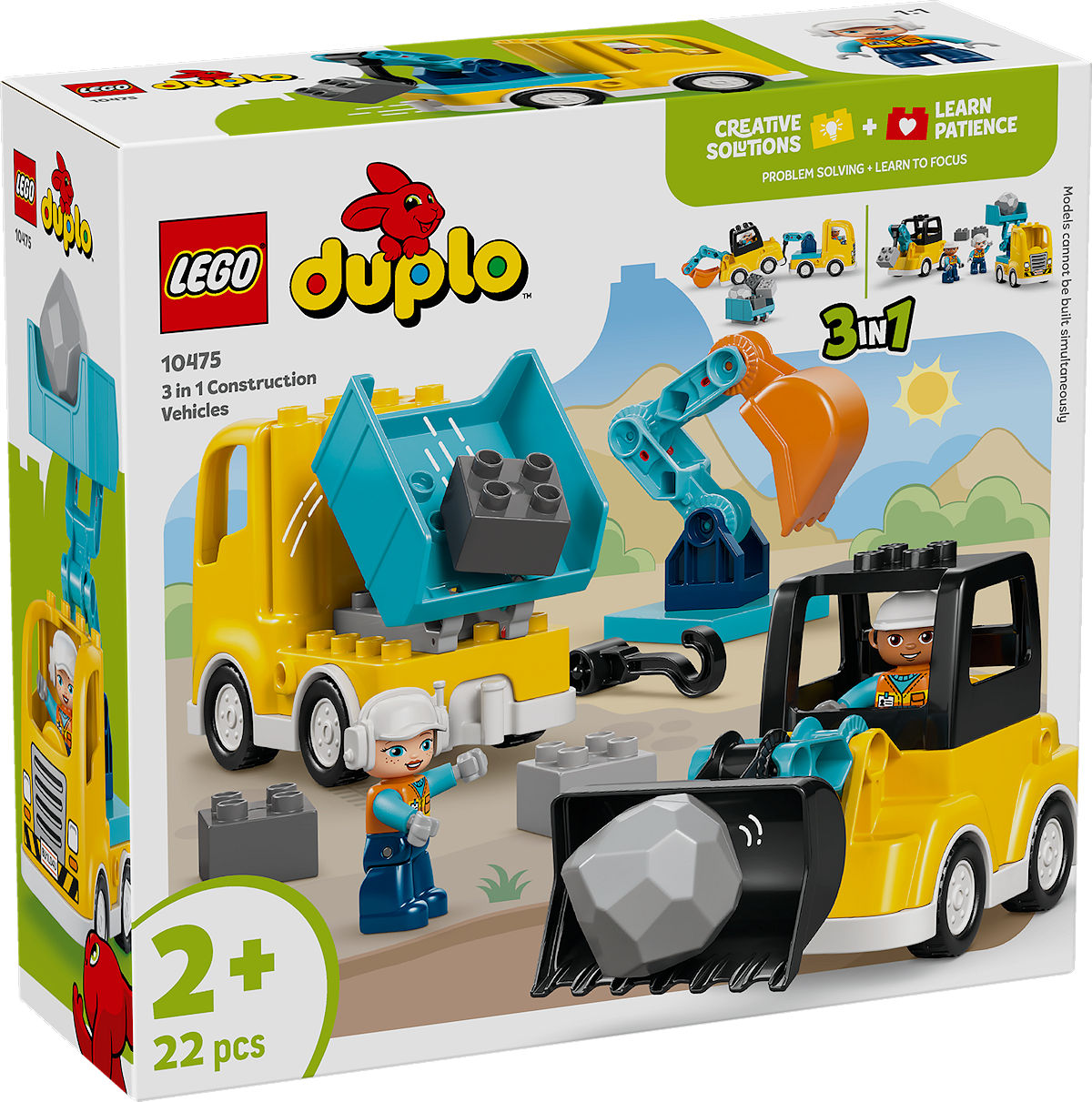 DUPLO 3IN1 BOUWVOERTUIGEN 10475 - 5702018032022 - 0010538952