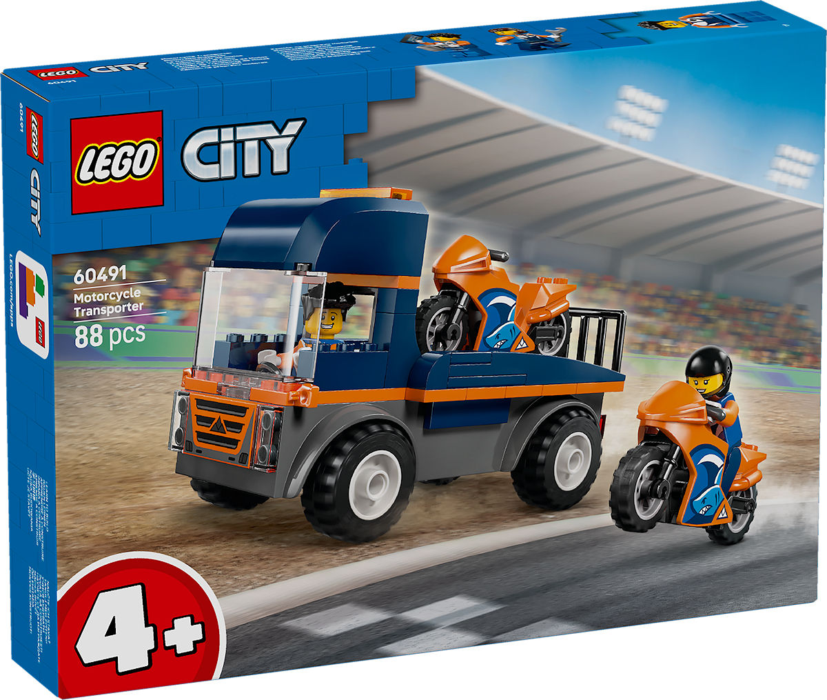 LEGO City Transportwagen voor motoren (60491) - 5702018056608 - 0010538972