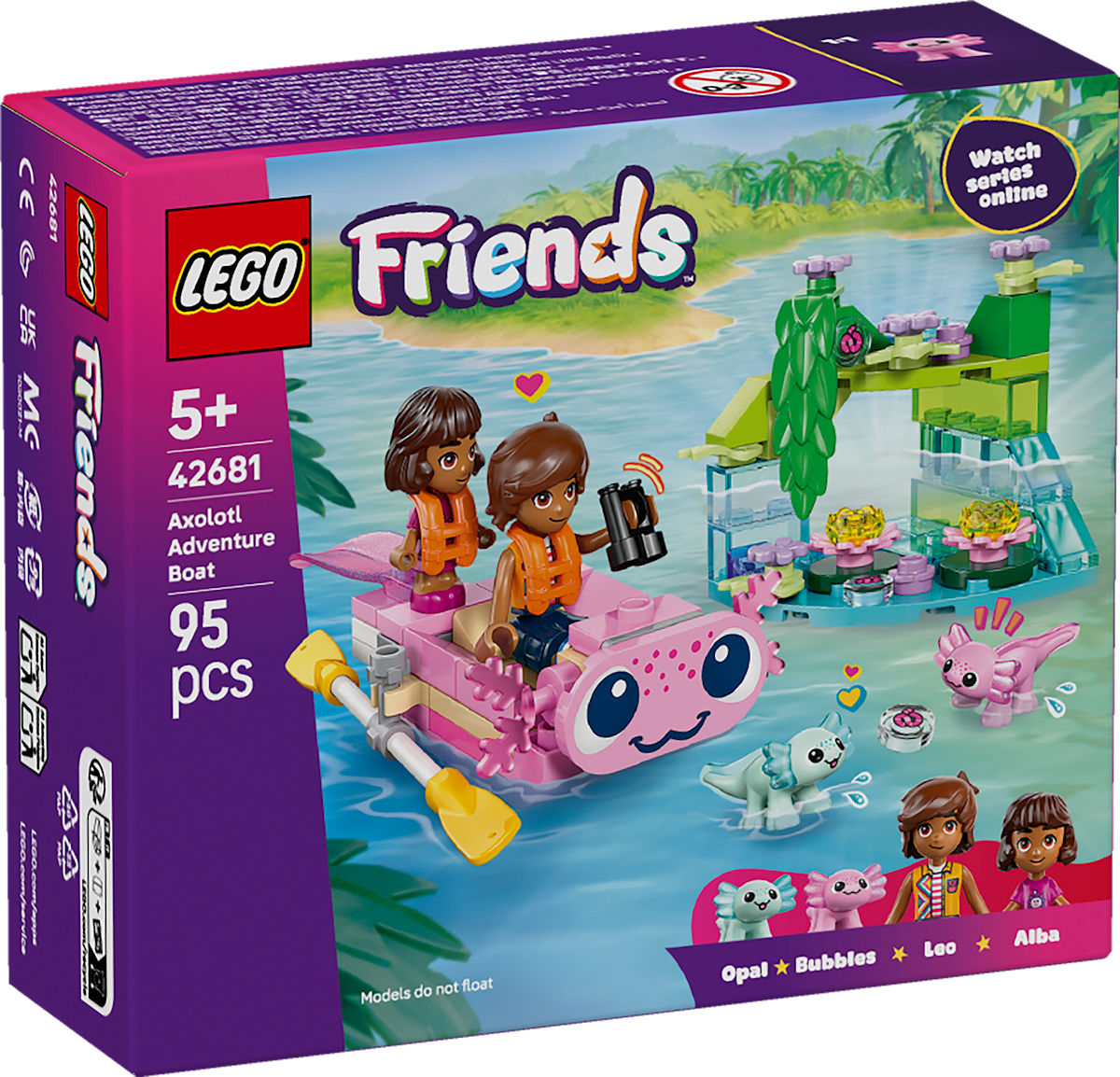 LEGO FRIENDS AXOLOTAVONTUUR 42681 - 5702018060384 - 0010538982