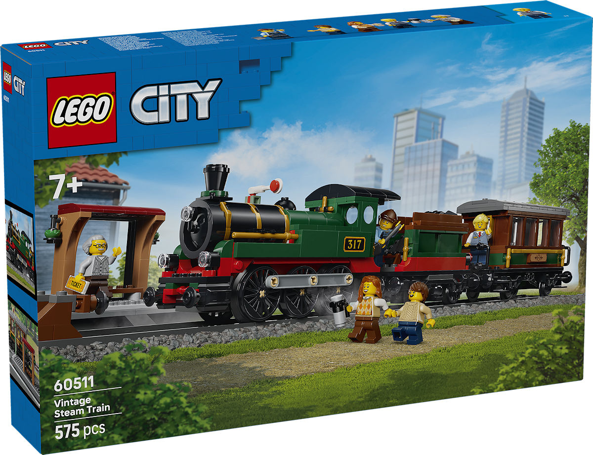 LEGO CITY 60511 VINTAGE STOOMTREIN - 5702018067949 - 0010539590