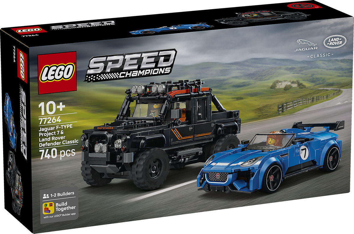 LEGO 77264 SPEED JAGUAR EN LANDROVER - 5702018068434 - 0010544753