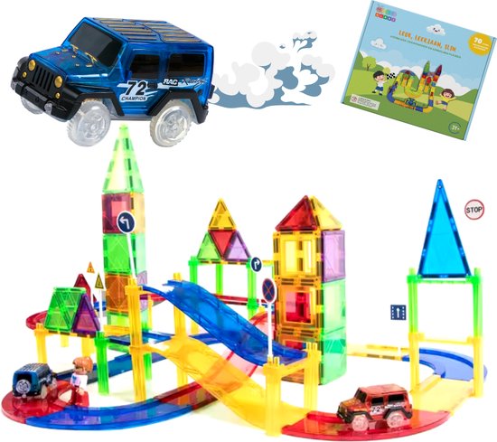 GLADI MAGNETIC RACEBAAN 70 DELIG - 6 10 20 30 40 50 60 70 80 90 100 110 120 125 - 0010538585